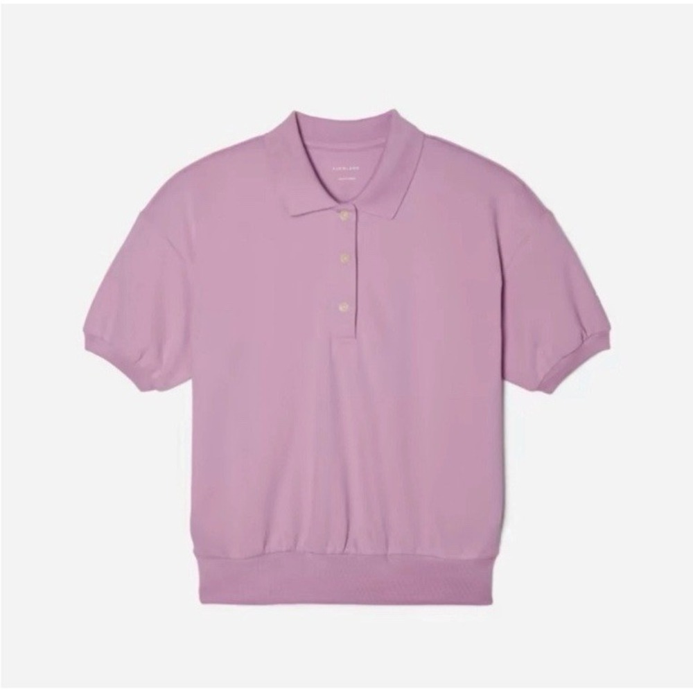 Everlane Lavender Short Sleeve Polo